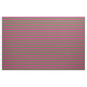 Forest Green and Deep Pink Stripes/Lines Pattern Stof (Yard (91,4 cm))