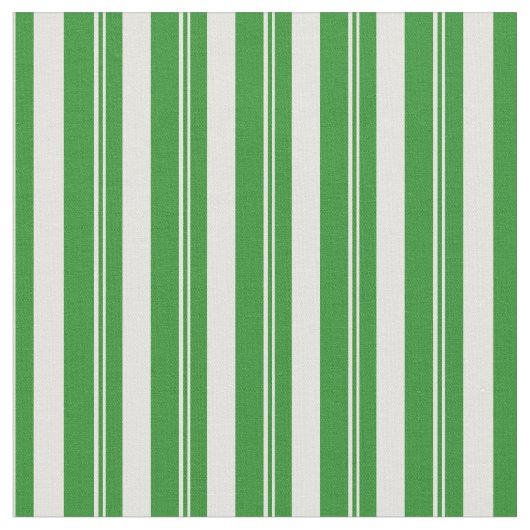 Forest Green and Light Yellow Pattern Stof (Close Up)