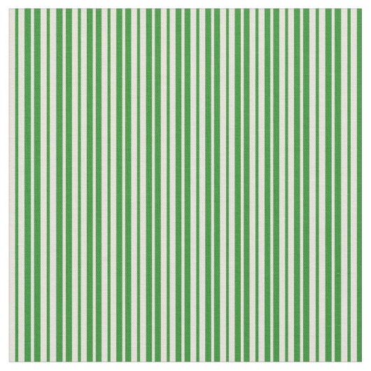 Forest Green & Beige Lines/Stripes Pattern Stof (Close Up)