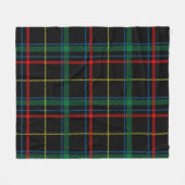 Forest Green Blue Red Tartan Pset Fleece Deken (Voorkant (Horizontaal))