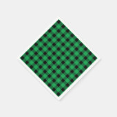 Forest Green Buffalo Country Lumberjack Play Servet (Hoek)