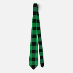 Forest Green Buffalo Country Lumberjack Play Stropdas