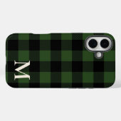 Forest Green Buffalo Plaid Check Case-Mate iPhone Case (Achterkant (horizontaal))