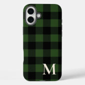 Forest Green Buffalo Plaid Check Case-Mate iPhone Case (Achterkant)