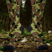 Forest Green Camo-Sokken Sokken