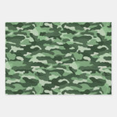 Forest Green Camouflage Inpakpapier Vel (Voorkant)