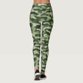 Forest Green Camouflage Leggings (Achterkant)