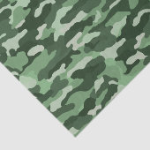 Forest Green Camouflage Tissuepapier (Detail)