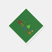 Forest Green Christmas Paper servet (Hoek)
