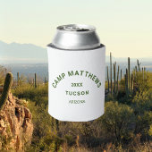 Forest Green Crest Familie Camping Trip Blikjeskoeler