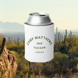 Forest Green Crest Familie Camping Trip Blikjeskoeler