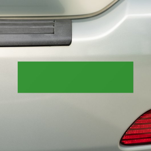 Forest Green Custom Bumpersticker (Op auto)