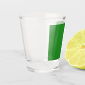 Forest Green Custom Shot Glass Glas (Links)