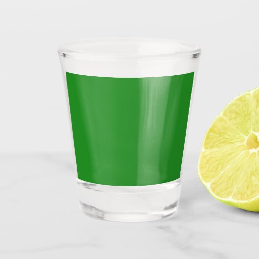 Forest Green Custom Shot Glass Shot Glas (Voorkant)