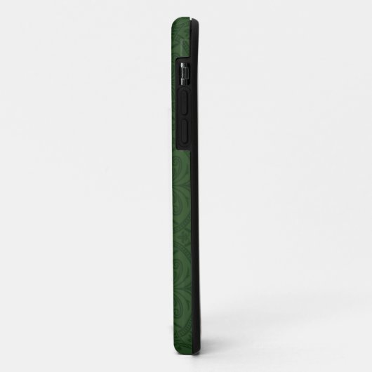 Forest Green Damask iPhone 5 Hoesje (Achterkant/links)