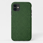 Forest Green Damask iPhone 5 Hoesje (Achterkant)