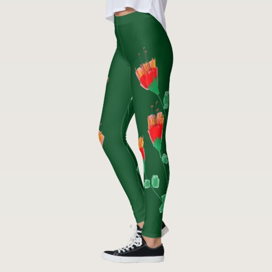 Forest Green Dames Leggings (Links)