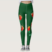 Forest Green Dames Leggings (Voorkant)