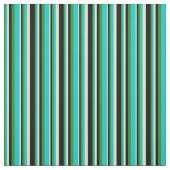 Forest Green, Dark Turquoise, Tan en Black Stof (Swatch)