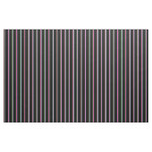 Forest Green, Deep Pink, Light Blue & Black Lines Stof (Fat Quarter)