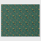 Forest Green Dimensional Design Cadeaupapier (Vlak)