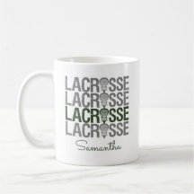 Forest Green Distress Lacrosse Word
