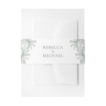 Forest Green Elegante Botanische bruiloft