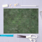 Forest Green en Gold Damask  kalligrafie Tissuepapier (Craft)
