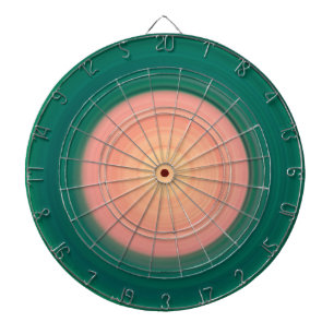 Forest Green en Salmon Pink Dartbord