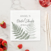Forest Green Ferns Wedding Servet (Insitu)