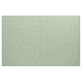 Forest Green Geometric Deco Cube Pattern Stof (Yard (91,4 cm))