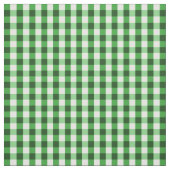 Forest Green Gingham Pattern Stof (Swatch)