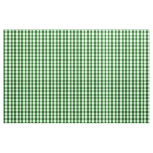 Forest Green Gingham Pattern Stof (Fat Quarter)