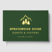 Forest Green Gold Mountains Pines BnB Huurcabine Gastenboek (Voorkant)