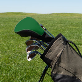 Forest Green Golf Head Hoesje met een strakke look Golfheadcover