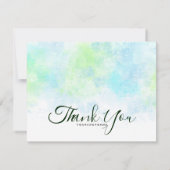 Forest Green - Hartelijk dank voor uw bestellingsk Bedankkaart (Achterkant)