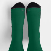 Forest Green High-Performance Athletic Crew-Sokken Sokken (Top)
