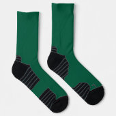 Forest Green High-Performance Athletic Crew-Sokken Sokken (Rechts)