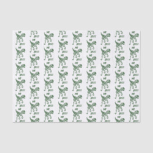 Forest Green Hunter Raptor Tissuepapier