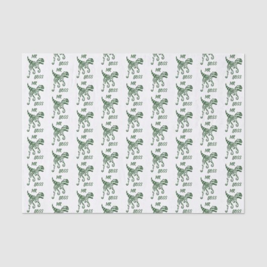 Forest Green Hunter Raptor Tissuepapier (Voorkant)
