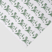 Forest Green Hunter Raptor Tissuepapier (Detail)