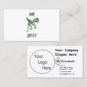 Forest Green Hunter Raptor Visitekaartje (Voorkant / Achterkant)