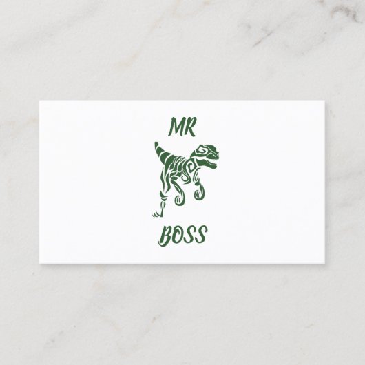 Forest Green Hunter Raptor Visitekaartje (Voorkant)