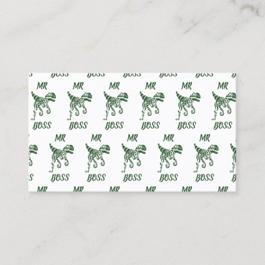 Forest Green Hunter Raptor Visitekaartje (Voorkant)