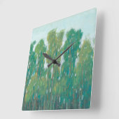 Forest Green II Vierkante Klok (Hoek)