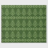 Forest Green Kerstcadeaupapier voor bosbranden Cadeaupapier (Vlak)