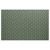 Forest Green Lacrosse White Sticks gepatterd Stof (Fat Quarter)