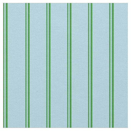 Forest Green & Light Blue Colour Pattern Stof (Close Up)