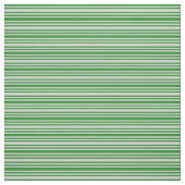 Forest Green & Light Grey Colour Lined Pattern Stof (Swatch)