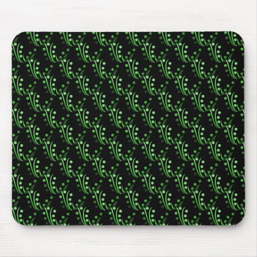 Forest Green Luxurous Glam Mousepad Muismat (Voorkant)